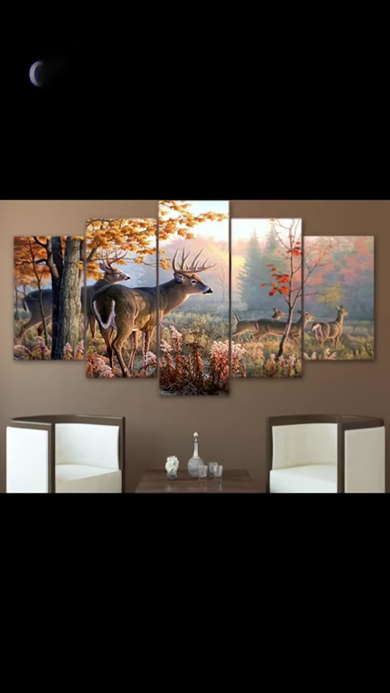 5  Pcs canvas wall decore
