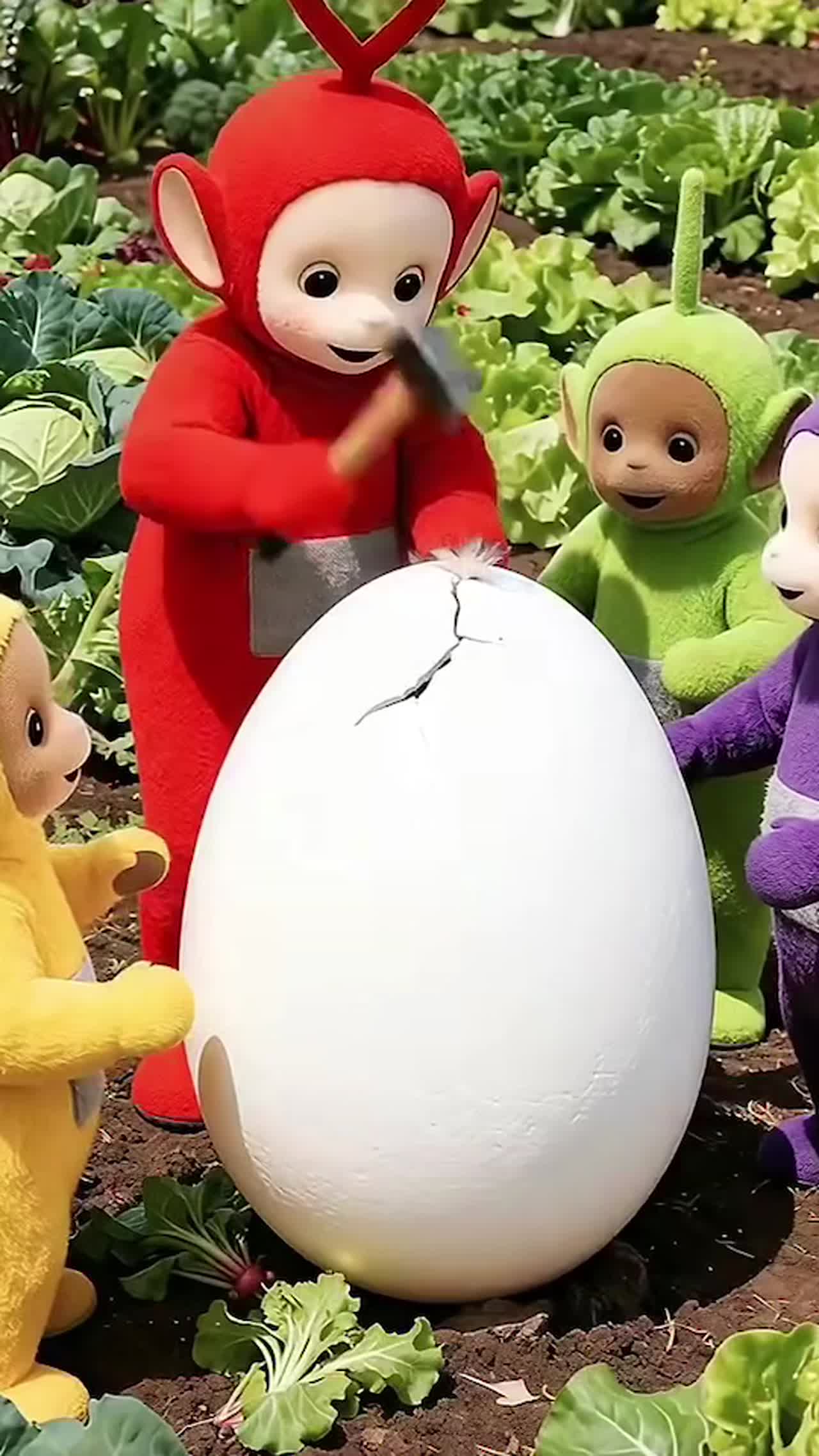 Playing with big eggs